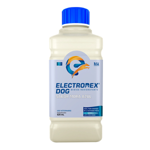 Electrodex Dog Bebida Rehidratante para Perro Todas las Edades Sabor Mora Azul, 625 ml