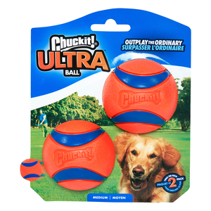 Chuckit! Ultra Set de Pelotas de Goma para Perro, Mediano Chuckit! Ultra Set de Pelotas de Goma para Perro, Mediano