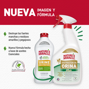 Nature's Miracle Limpiador Enzimático para Orina de Perro, 946 ml