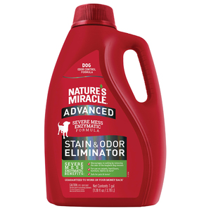 Nature's Miracle Limpiador Enzimático Concentrado para Manchas y Olores Difíciles de Perro, 3.7 L Nature's Miracle Limpiador Enzimático Concentrado para Manchas y Olores Difíciles de Perro, 3.7 L