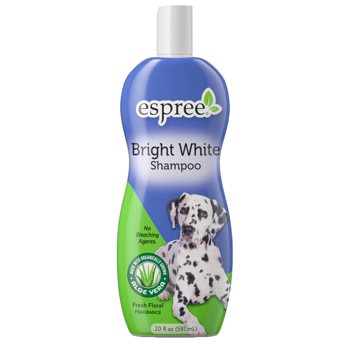 Espree Shampoo Natural Abrillantador para Pelo Blanco para Perro, 591 ml