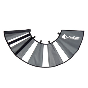 ZenPet ZenCone Collar Isabelino Suave para Perros, Mediano