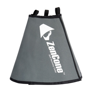 ZenPet ZenCone Collar Isabelino Suave para Perros, Mediano