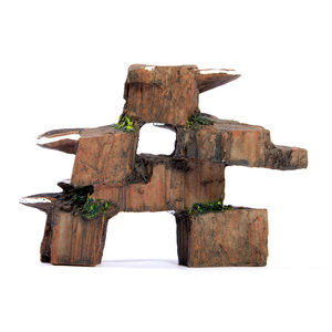 Penn Plax Piedra con Hong para Peces, 14.5 cm Largo x 6.5 cm Ancho x 9.5 cm Alto