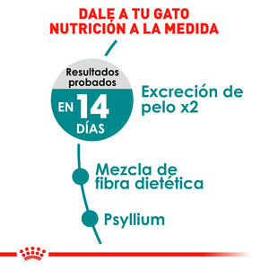 Royal Canin Hairball Alimento Seco para Gato Adulto Control Bolas de Pelo Receta Pollo, 2.7 kg