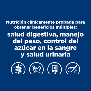 Hill's Prescription Diet w/d Alimento H�medo Control de Peso/Diabetes para Gato Adulto Receta Picadillo, 155 g
