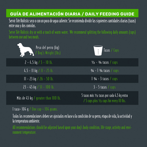 Tiër Holistic Alimento Natural para Perro Adulto Raza Mediana/Grande Receta Pollo, 15 kg