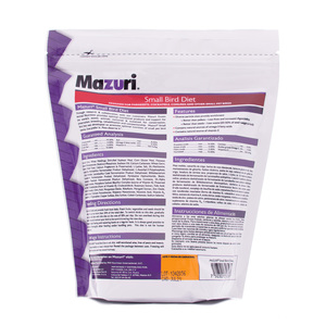 Mazuri Alimento de Mantenimiento para Aves Pequeñas, 350 g