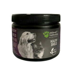 Petmet Naturals Healthy Shield Desparasitante Natural Interno y Externo para Perro y Gato, 100 g