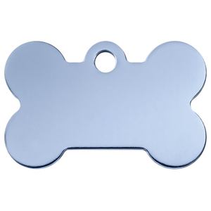 Hillman Group Placa de Identificación Grabable Diseño Hueso Azul Claro para Perro, Chico Hillman Group Placa de Identificación Grabable Diseño Hueso Azul Claro para Perro, Chico