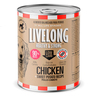 Livelong Healthy & Strong Alimento Natural Húmedo para Perro Todas las Edades Receta Pollo/Camote, 354 g