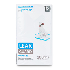 Sophresh Leak Guard Tapetes Ultra Absorbentes para Perro, 100 Piezas