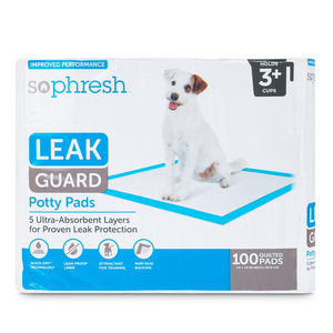 Sophresh Leak Guard Tapetes Ultra Absorbentes para Perro, 100 Piezas