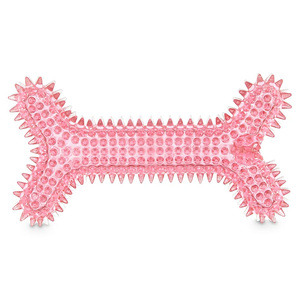 Leaps & Bounds Juguete Hueso Masticable con Picos y Sonido Colores Surtidos para Perro, Mediano Leaps & Bounds Juguete Hueso Masticable con Picos y Sonido Colores Surtidos para Perro, Mediano