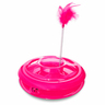 Leaps & Bounds Pista con Pluma y Pelota con Luz Juguete para Gato, Rosa Leaps & Bounds Pista con Pluma y Pelota con Luz Juguete para Gato, Rosa