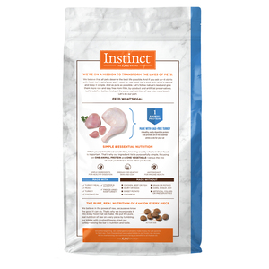 Instinct LID Alimento Natural Seco para Gato Adulto Receta Pavo, 5 kg