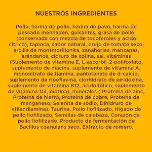 Instinct Original Libre de Granos Alimento Natural para Gato Todas las Edades Receta Pollo, 5 kg