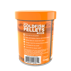 Omega One SM Goldfish Alimento en Pellet  para Peces Dorados, 119 g