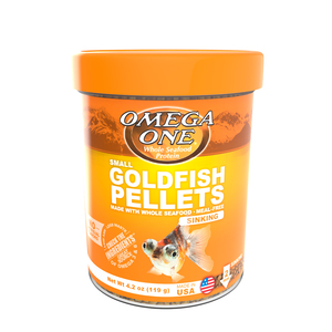 Omega One SM Goldfish Alimento en Pellet para Peces Dorados, 119 g Omega One SM Goldfish Alimento en Pellet para Peces Dorados, 119 g