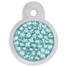 Hillman Group Placa de Identificación Circular Grabable Diseño Diamantes Turquesa para Perro/Gato, Chico Hillman Group Placa de Identificación Circular Grabable Diseño Diamantes Turquesa para Perro/Gato, Chico