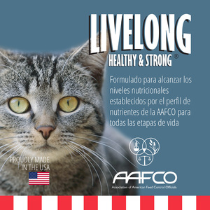 Livelong Healthy & Strong Alimento Natural Húmedo para Gato Todas las Edades Receta Delicias del Mar, 156 g