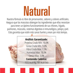 Livelong Healthy & Strong Alimento Natural Húmedo para Gato Todas las Edades Receta Delicias de Aves, 156 g
