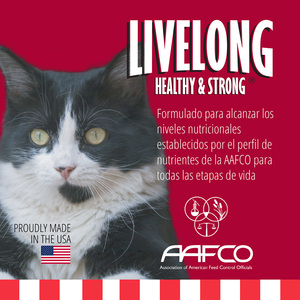Livelong Healthy & Strong Alimento Natural Húmedo para Gato Todas las Edades Receta Delicias de Carnes, 156 g