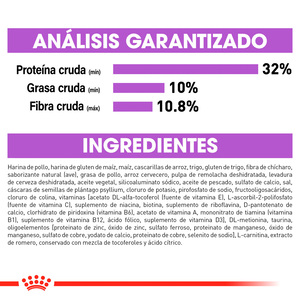 Royal Canin Control de Apetito Alimento Seco para Gato Adulto Esterilizado Receta Pollo, 6.3 kg