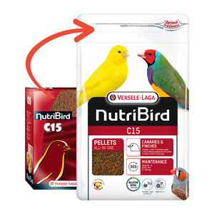 Versele-Laga NutriBird C15 Alimento para Canarios, 1 kg Versele-Laga NutriBird C15 Alimento para Canarios, 1 kg