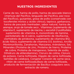 Instinct Original Libre de Granos Alimento Natural para Perro Todas las Edades Receta Res, 9 kg