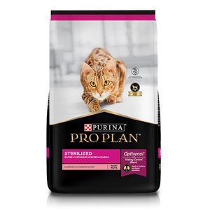 Pro Plan Optirenal Alimento Seco para Gato Adulto Esterilizado Receta Salmón y Arroz, 3 kg