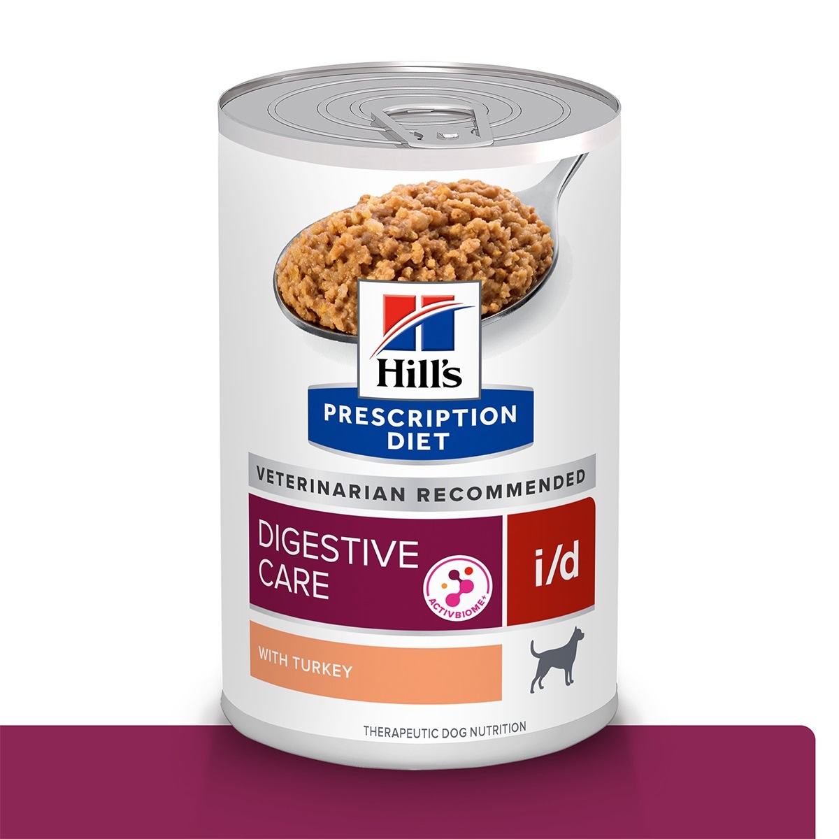 Hill's Prescription Diet i/d Alimento Húmedo Gastrointestinal para Perro Adulto Receta Pavo, 370 g