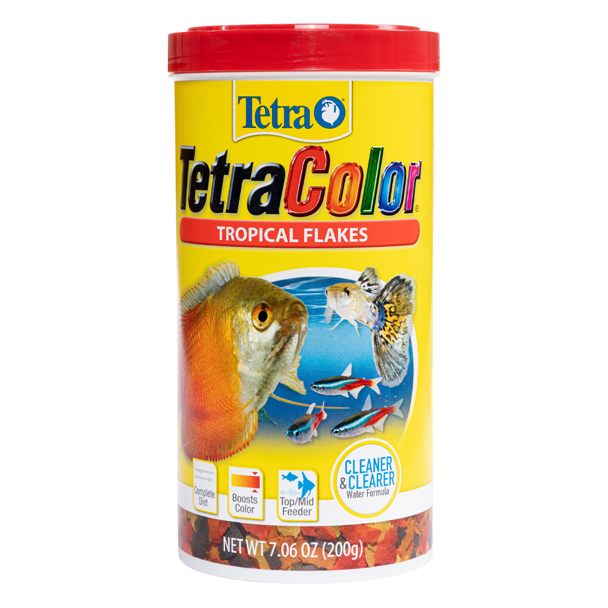 Tetra Color Alimento en Hojuelas para Peces Tropicales, 200 g