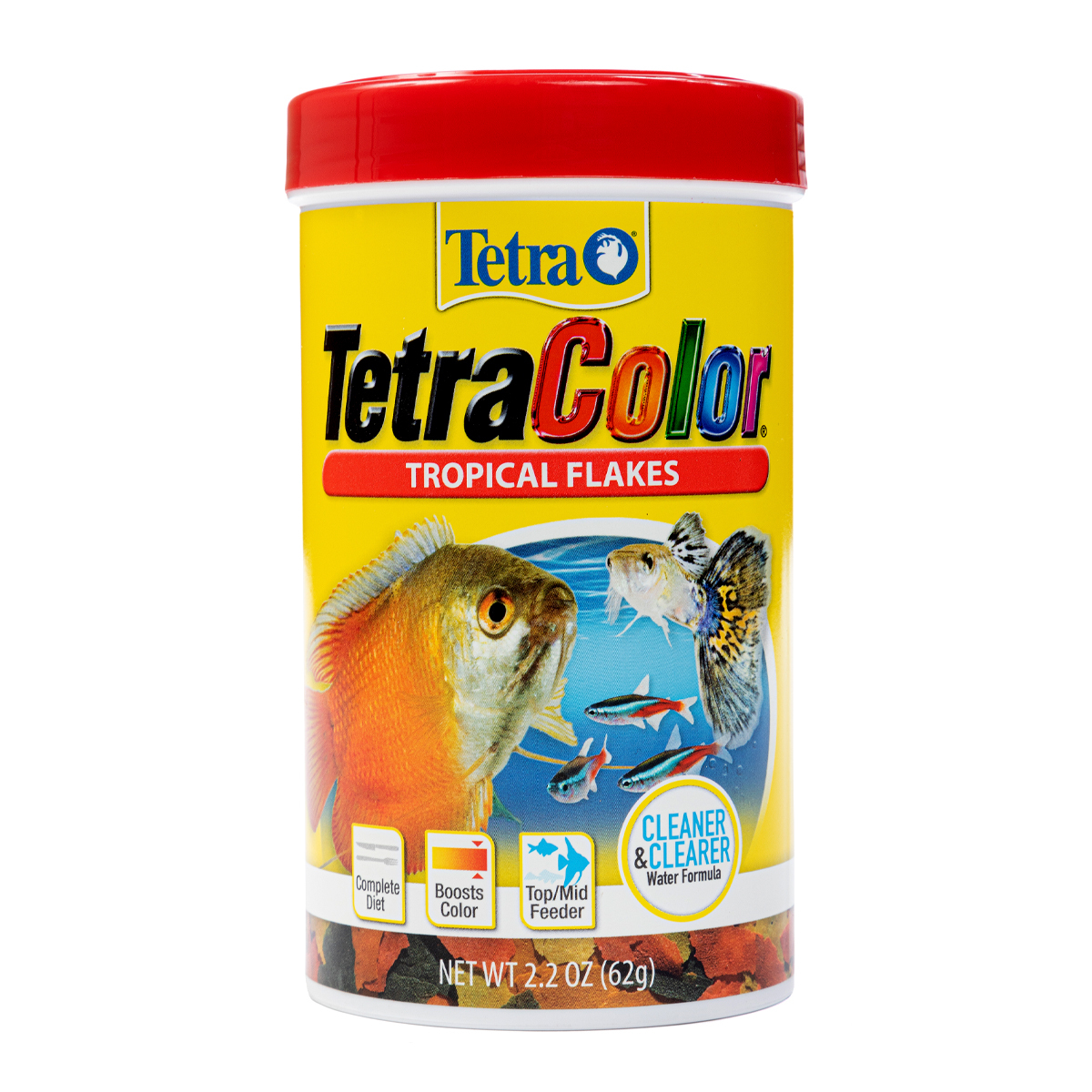 Tetra Color Alimento en Hojuelas para Peces Tropicales, 62 g