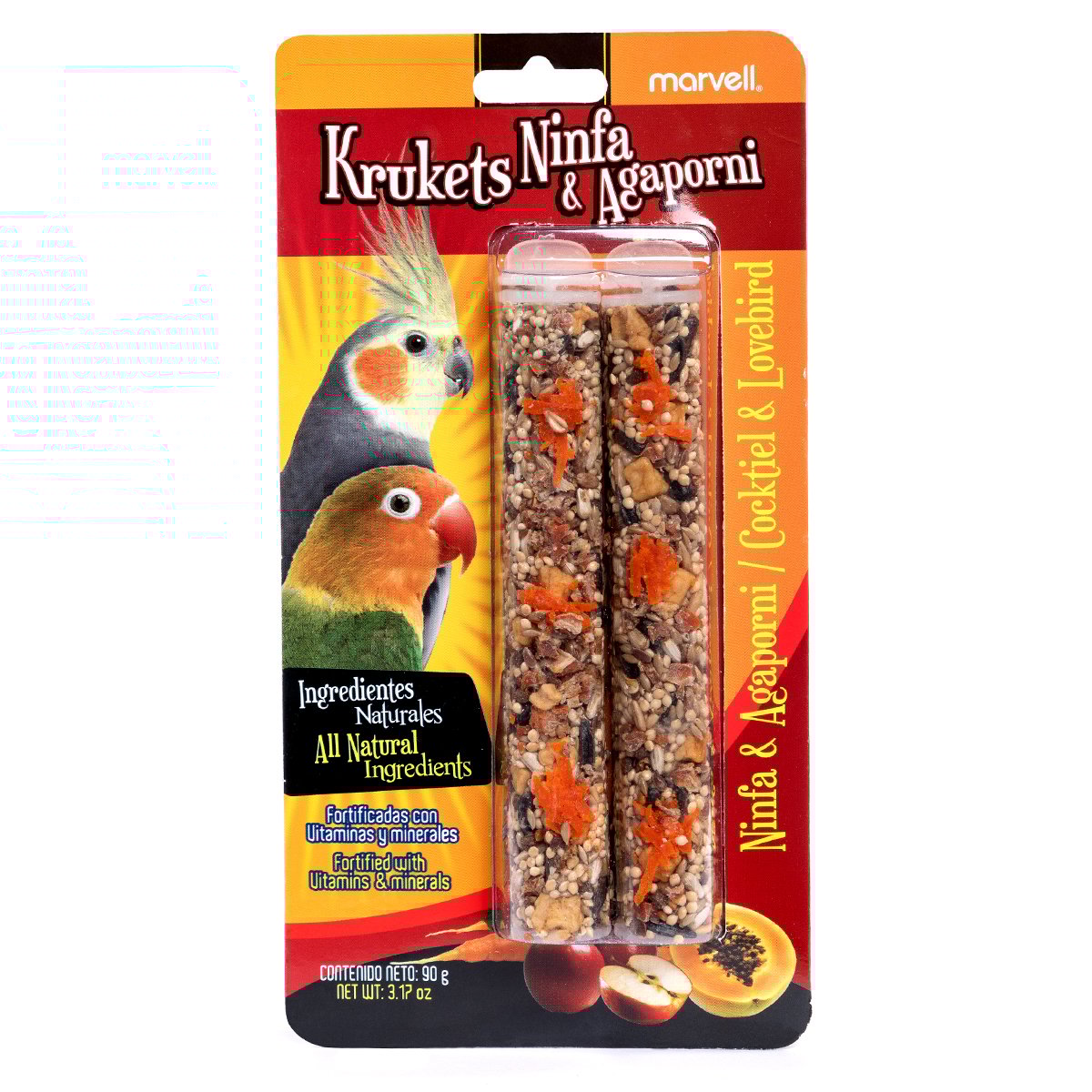Krukets Premios para Ninfa y Agaporni, 90 g