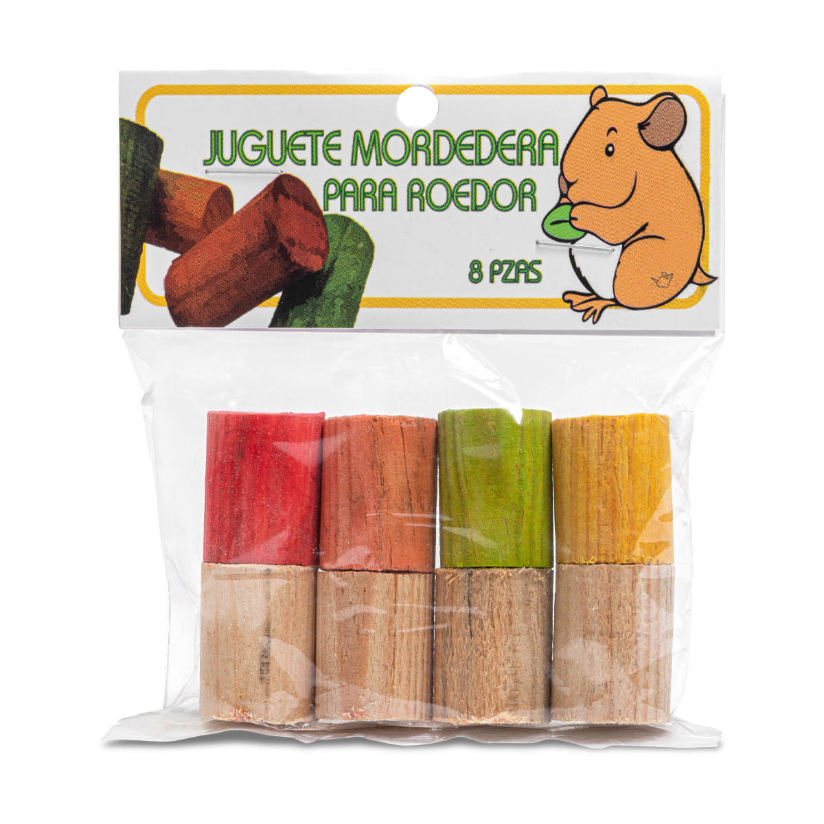 Yolcame Masticable Cilindros para Pequeños Mamíferos, 8 Piezas