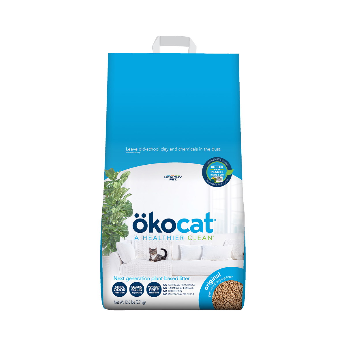 Cats Best Oko Plus Arena Para Gato 100% Compostable 8.6 Kg