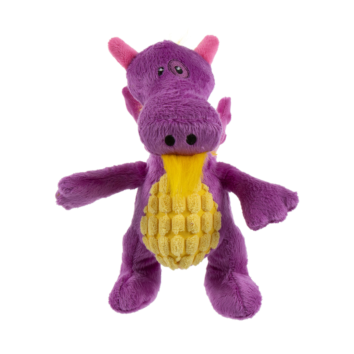 Trusty Pup Tough 'N Fun Dragón de Peluche Resistente para Perro, Grande