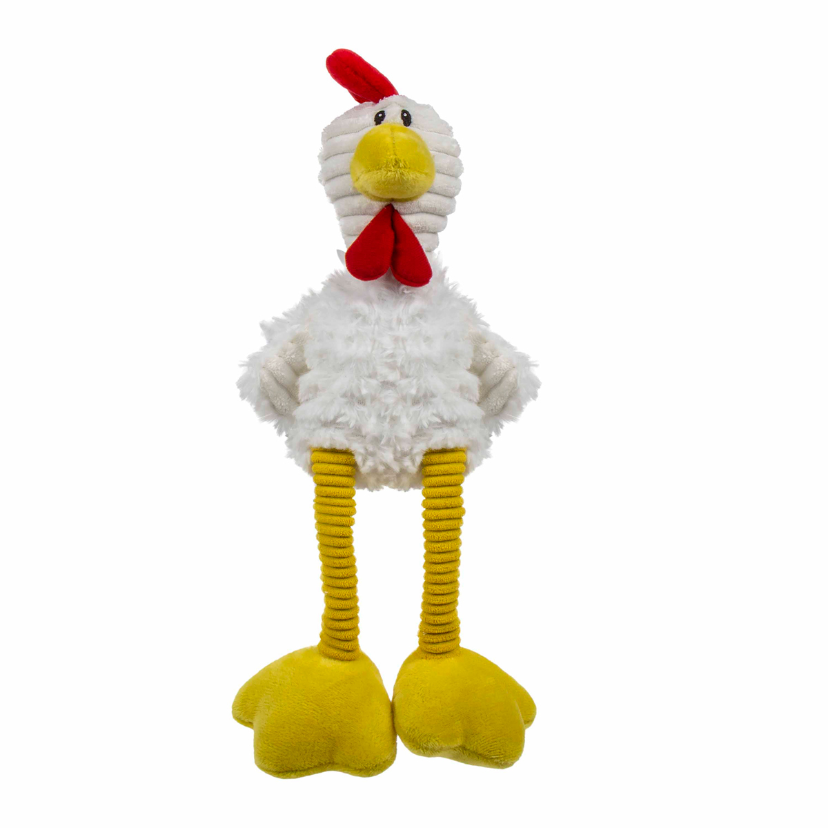 Trusty Pup Tough 'N Fun Gallina de Peluche Resistente para Perro, Grande