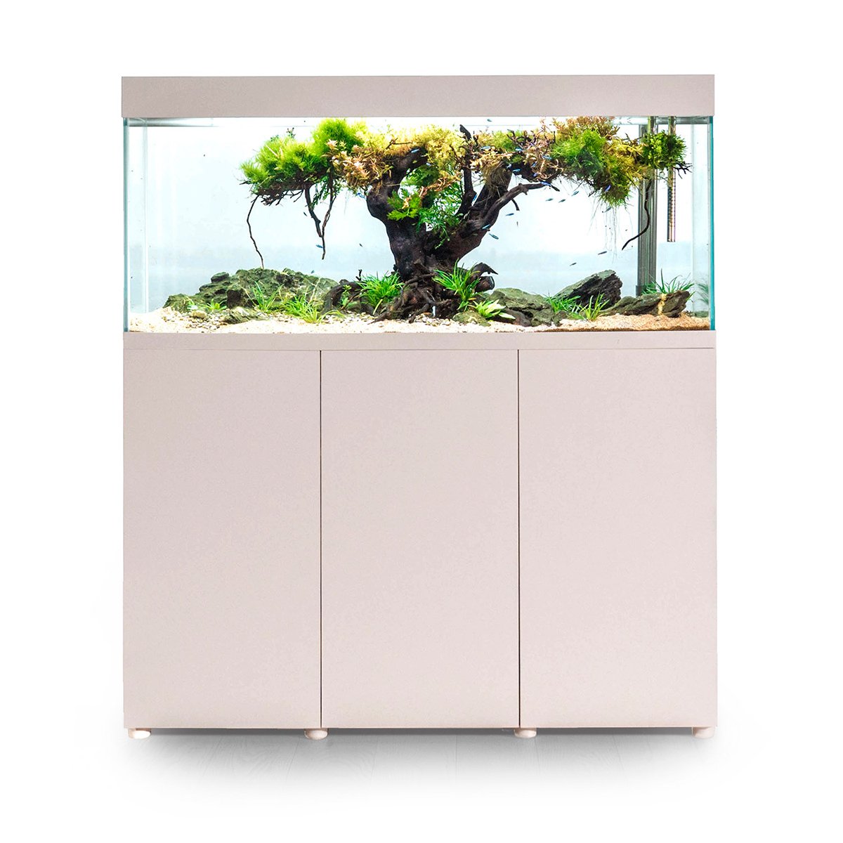 Aquael Acuario sin Mueble Optiset 240 Blanco para Peces
