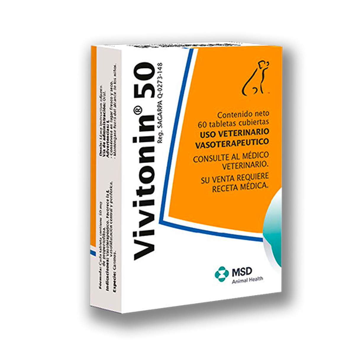 Vivitonin 50 Vasoterapéutico para Perro, 60 Tabletas