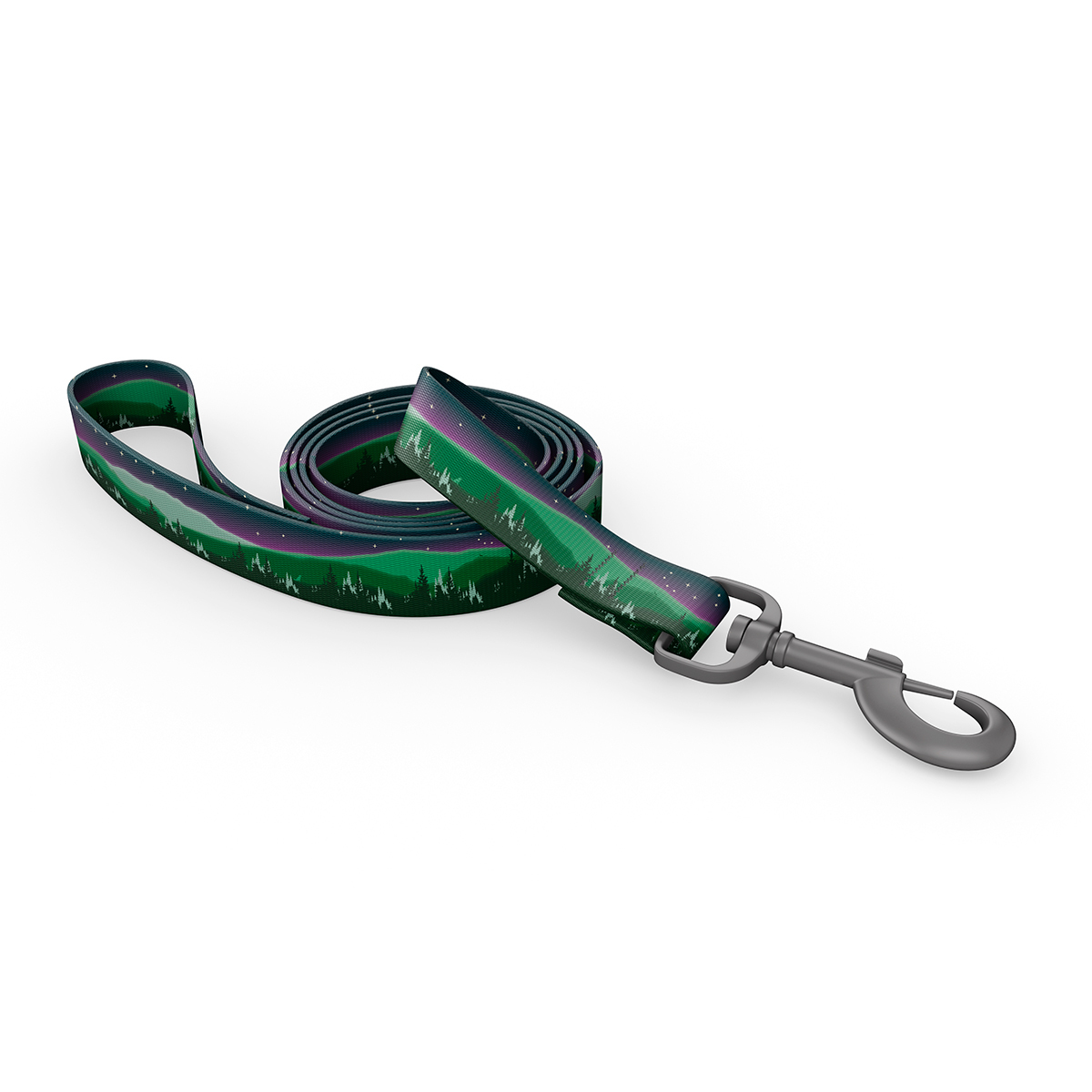 Wingo Outdoors Bowie Correa Diseño Estrellas Sobre el Bosque para Perro Raza Mediana/Grande, 1.8 m