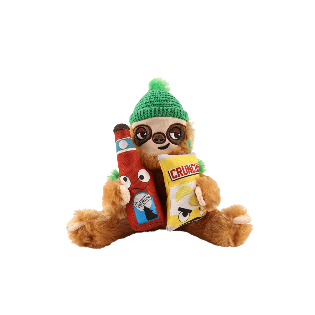 Coolpet Making Tails Wag Perezoso de Peluche con Snacks para Perro, Mediano