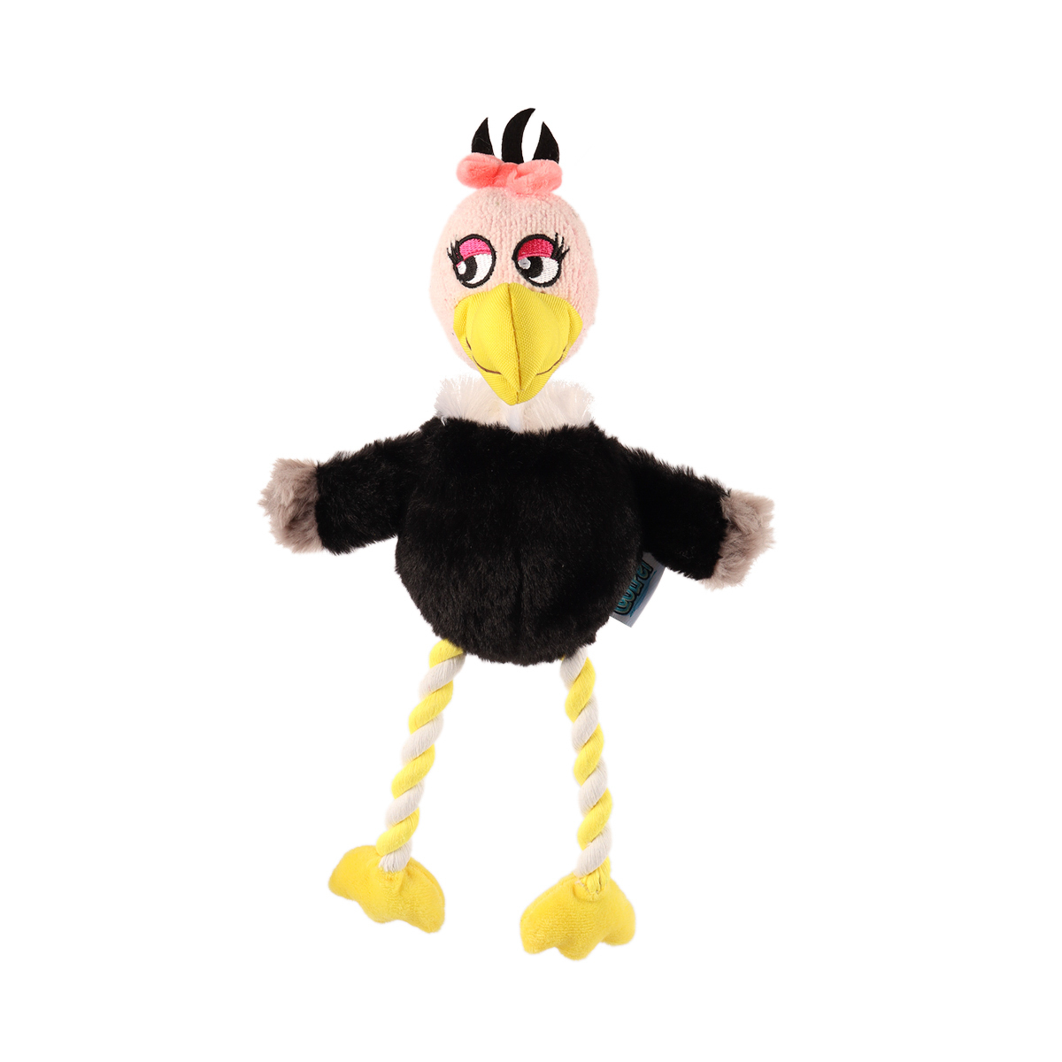 Coolpet Making Tails Wag Buitre de Peluche con Cuerda para Perro, Mediano
