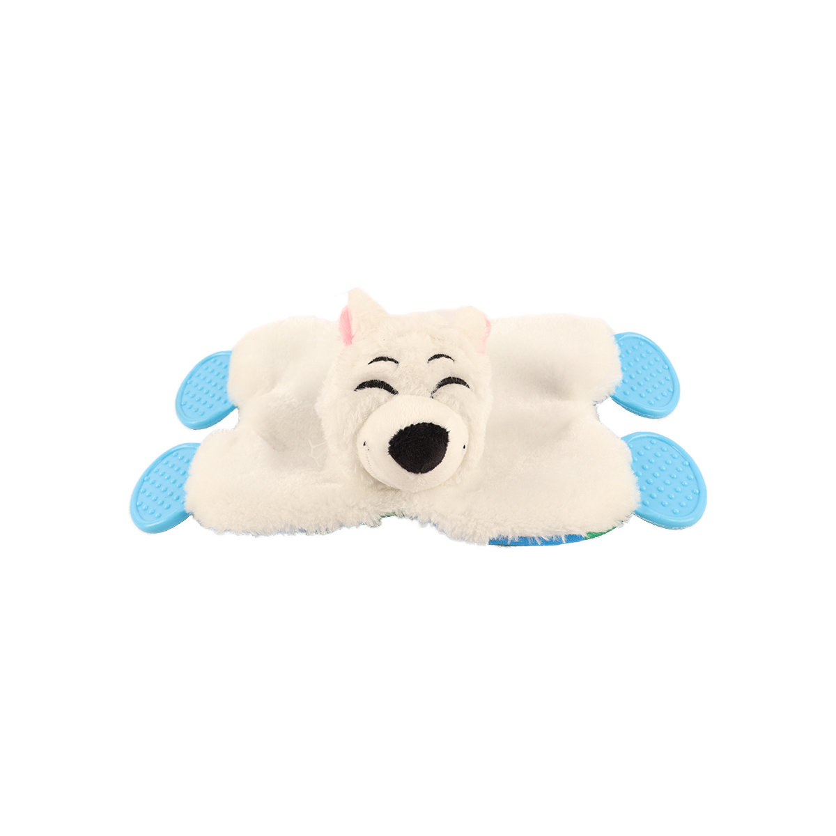 Coolpet Making Tails Wag Oso Polar de Peluche Flattie para Perro, Mediano