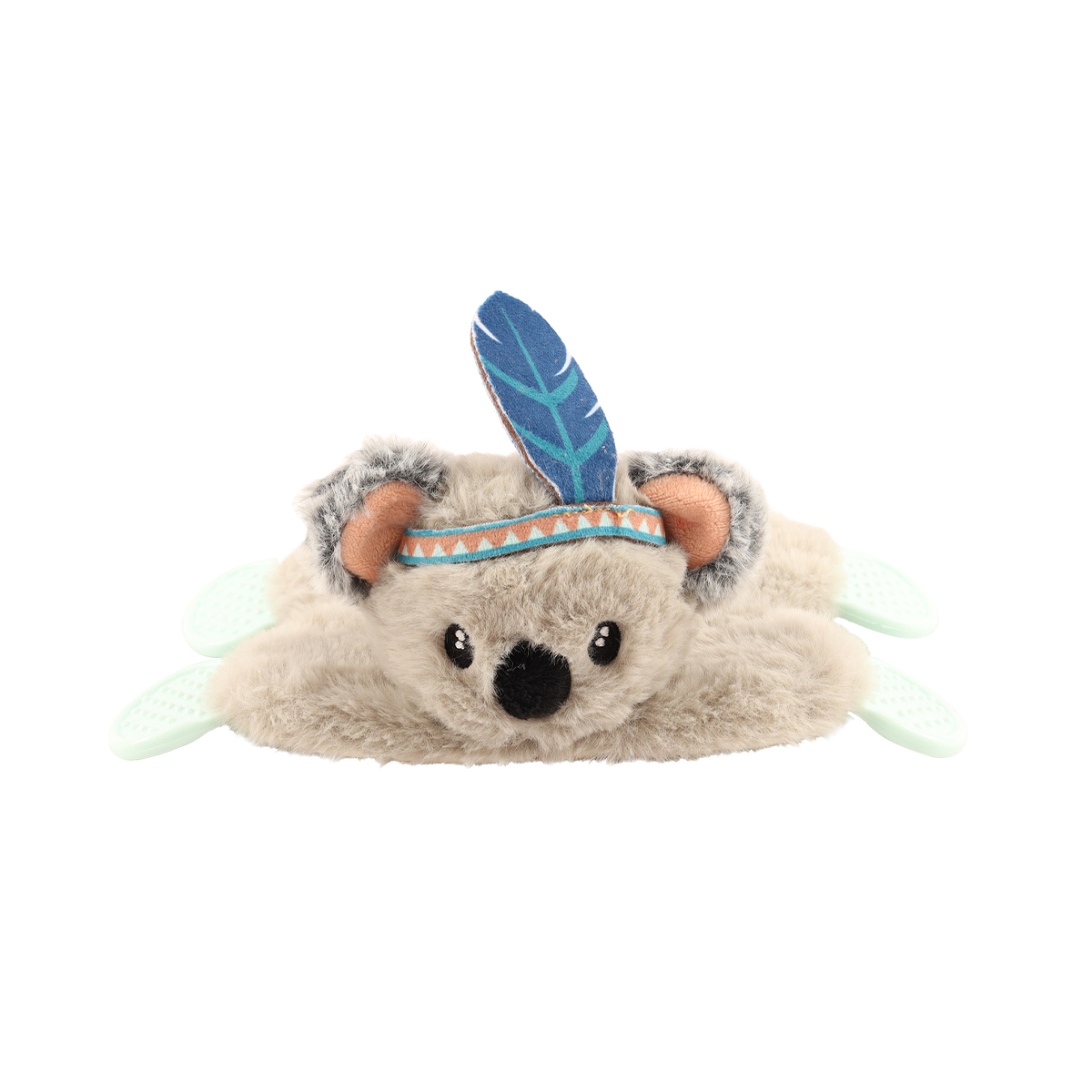 Coolpet Love at First Bark Koala Apache de Peluche Flattie para Cachorro, Chico