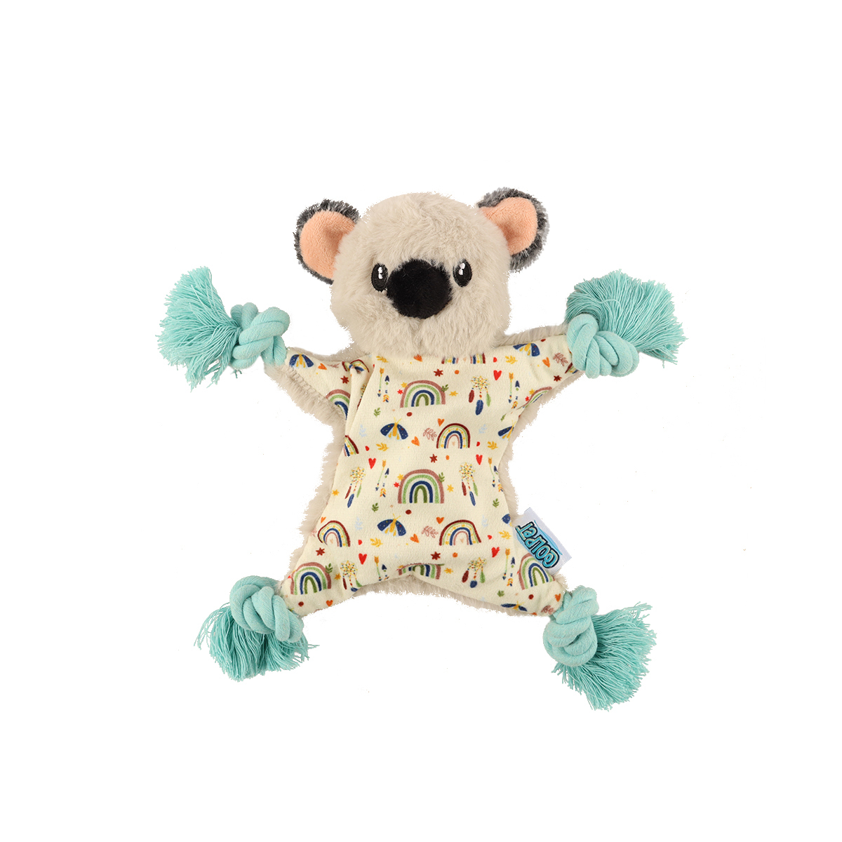 Coolpet Love at First Bark Koala Apache de Peluche con Cuerda para Cachorro, Chico