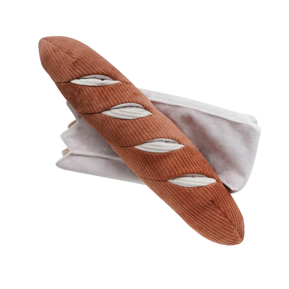 Lambwolf Peluche Rompecabezas Diseño Baguette Gigante para Perro, Mediano
