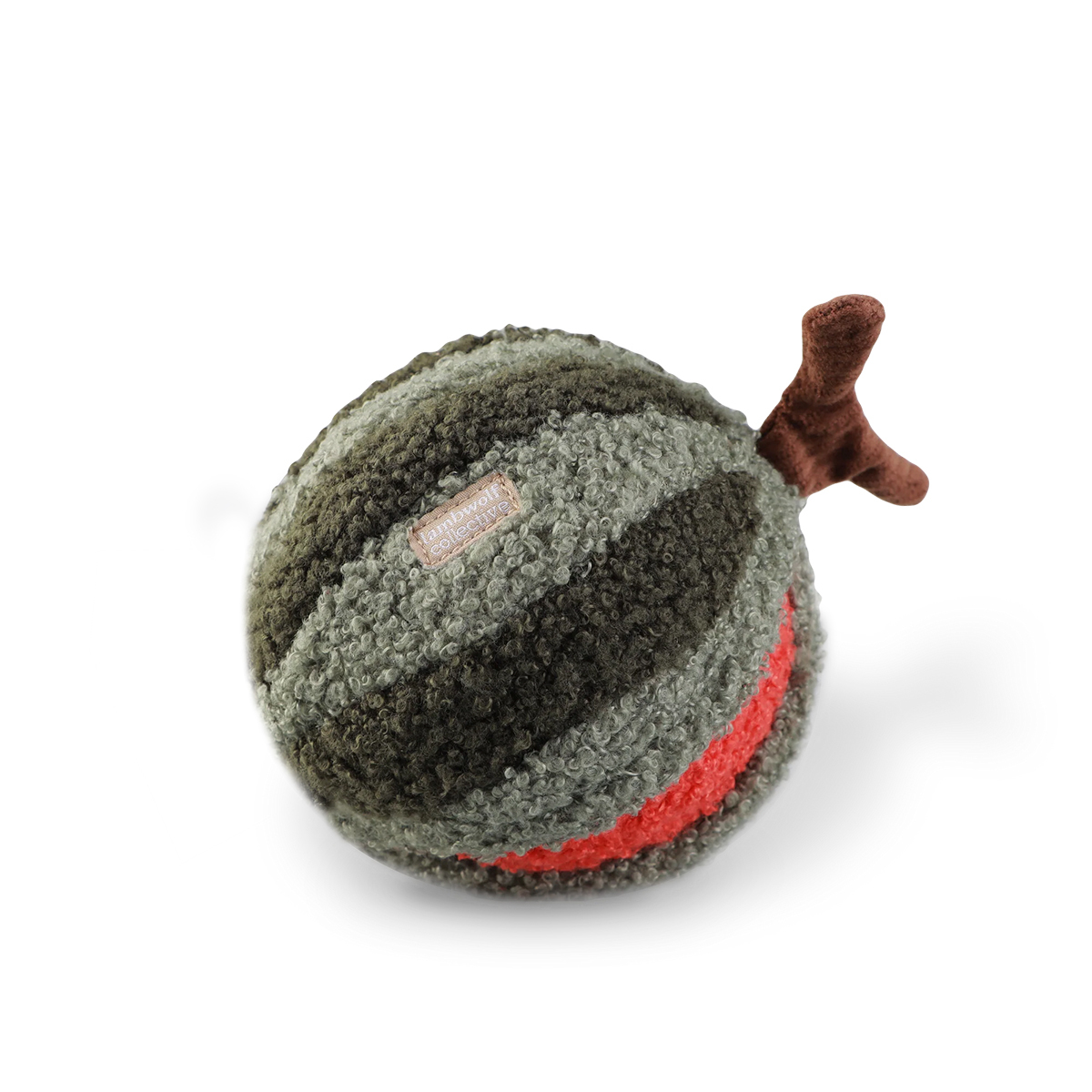 Lambwolf Watermelon POP Peluche con Pelota Interior Diseño Sandía para Perro, Mediano