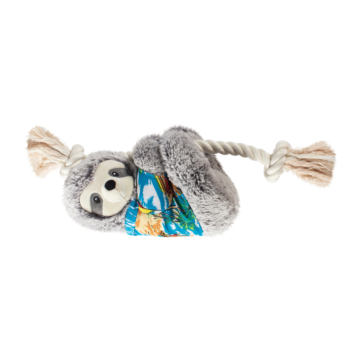 Fringe Studio Summer Ray the Sloth Perezoso de Peluche con Camisa de Verano para Perro, Unitalla